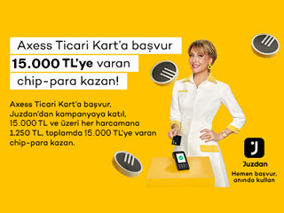 Axess Business sahibi ol 15.000 TL’ye varan chip-para kazan!