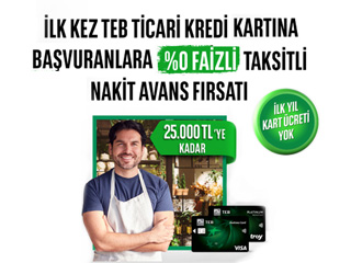 %0 Faizli 25.000 TL Taksitli Nakit Avans Fırsatı!