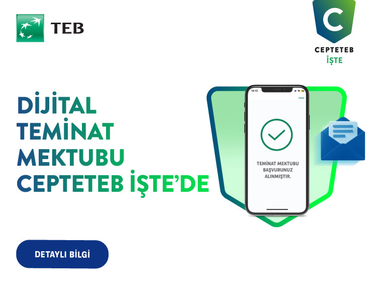 CEPTETEB İŞTE ile Dijital Teminat Mektubu Saniyeler İçinde Hazır! CEPTETEB İŞTE ile Dijital Teminat Mektubu Saniyeler İçinde Hazır!