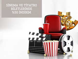 TEB’den Sinema ve Tiyatro Harcamalarınıza %50 İndirim!