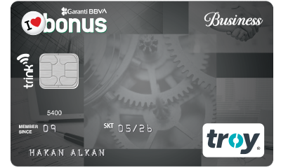 Garanti BBVA Bonus Business Troy Kredi Kartı Başvurusu