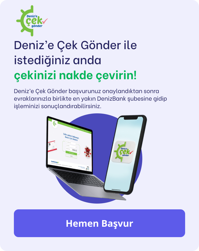 Deniz'e Çek Gönder