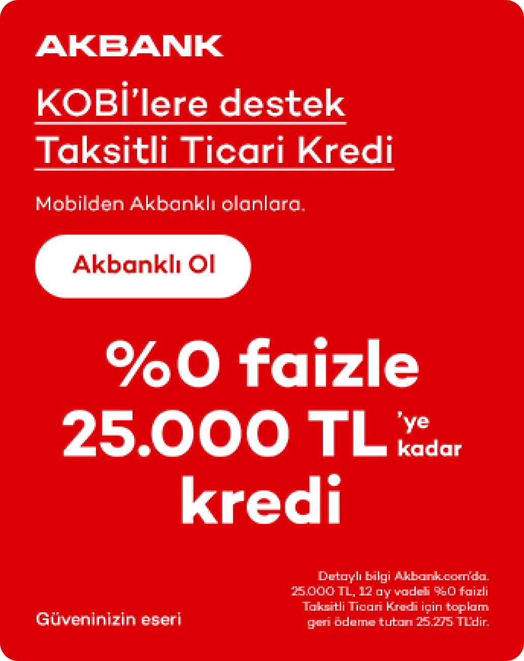Akbank Ticari Kredi 25k 0 Faiz Slider
