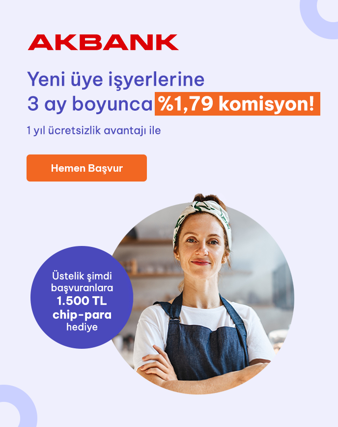 Akbank %1,79 Komisyon Avantajı