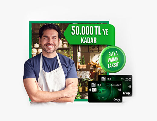 50.000 TL'ye varan Faizsiz Taksitli Avans!