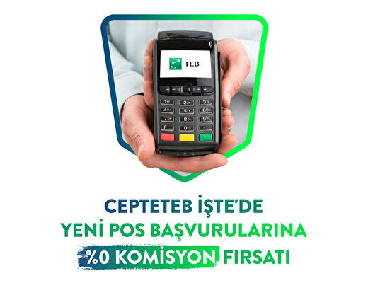 Yeni Pos Başvurularınıza Özel %0 Komisyon Avantajı! Yeni Pos Başvurularınıza Özel %0 Komisyon Avantajı!