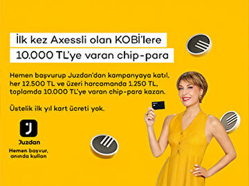 Axess Business'lı Olana 10.000 TL’ye Varan Chip-para!