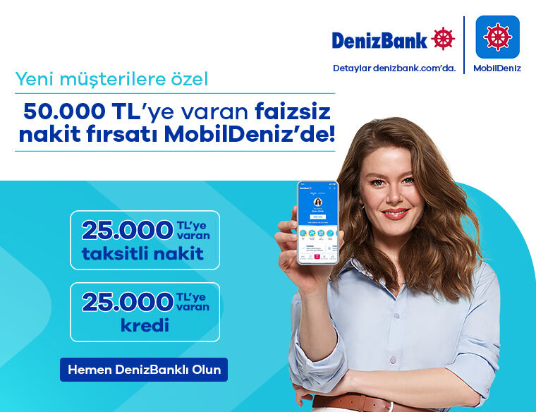 %0 Faizli 25.000 TL'ye Varan Kredi ve 25.000 TL'ye Varan Nakit Avans!