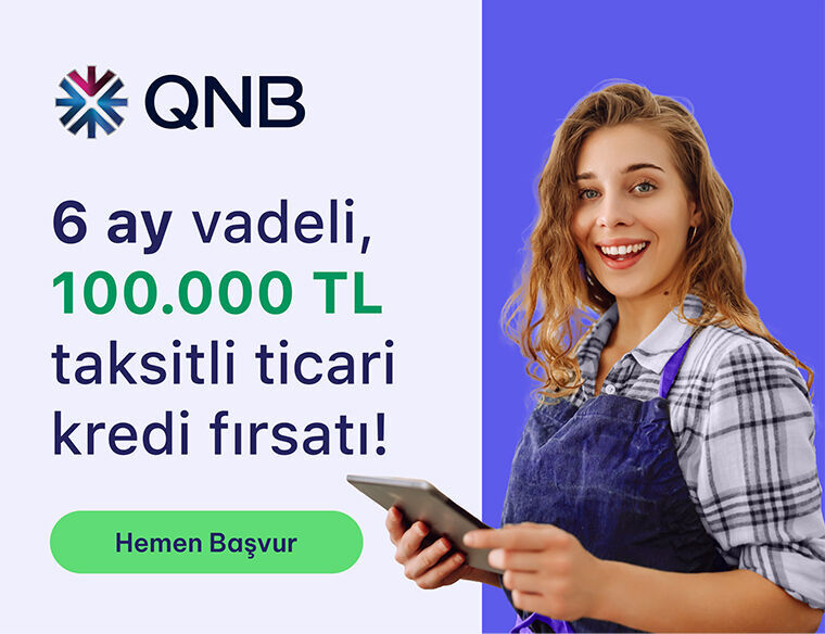 %0 Faizli 100.000 TL Taksitli Ticari Kredi!
